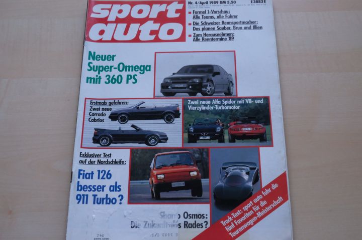 Sport Auto 04/1989